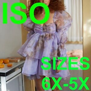ISO/SEEKING: Size 6X Selkie Dress